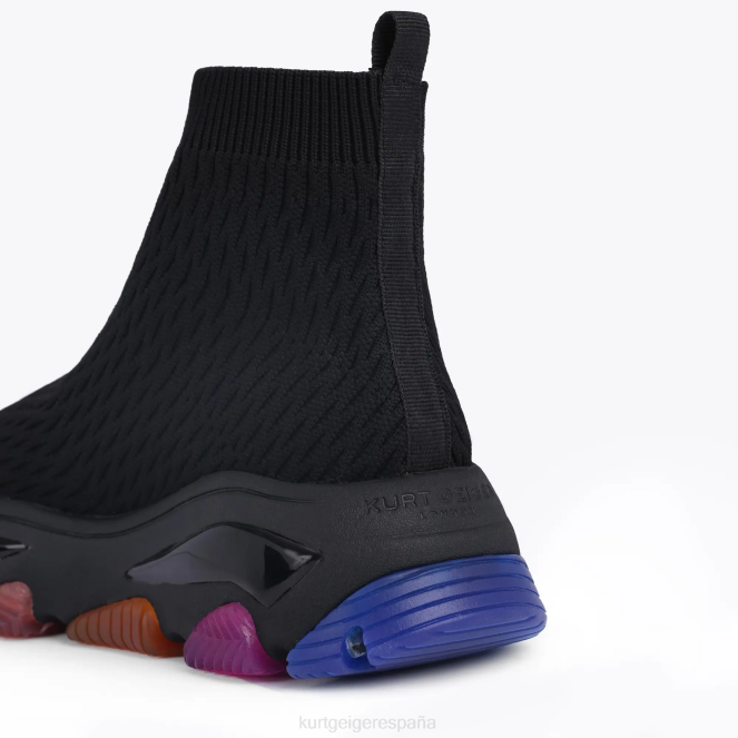 Kurt Geiger mujer calcetín de punto lettie de londres 2LPR167 | calzados combinación negra